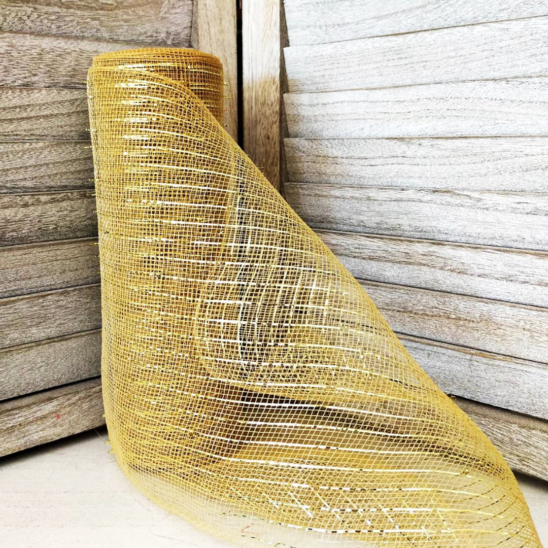 Deco Mesh - Champagne