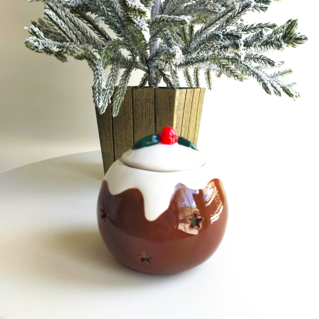 Christmas Pudding Wax/Oil Burner