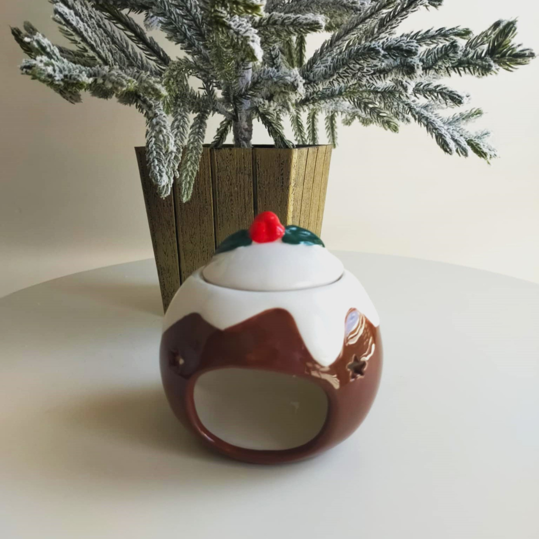 Christmas Pudding Wax/Oil Burner