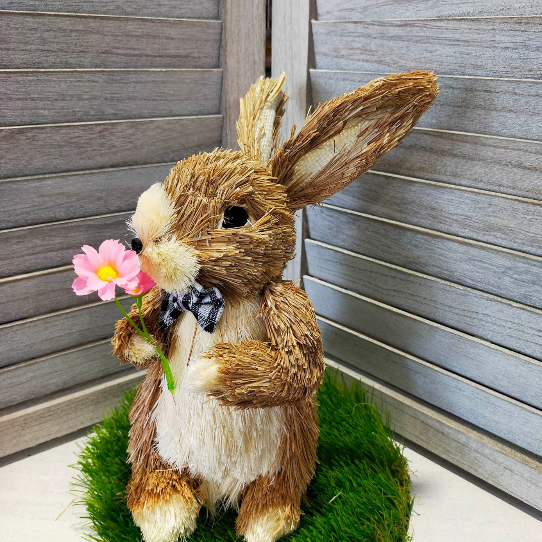 Bunny with Flowers