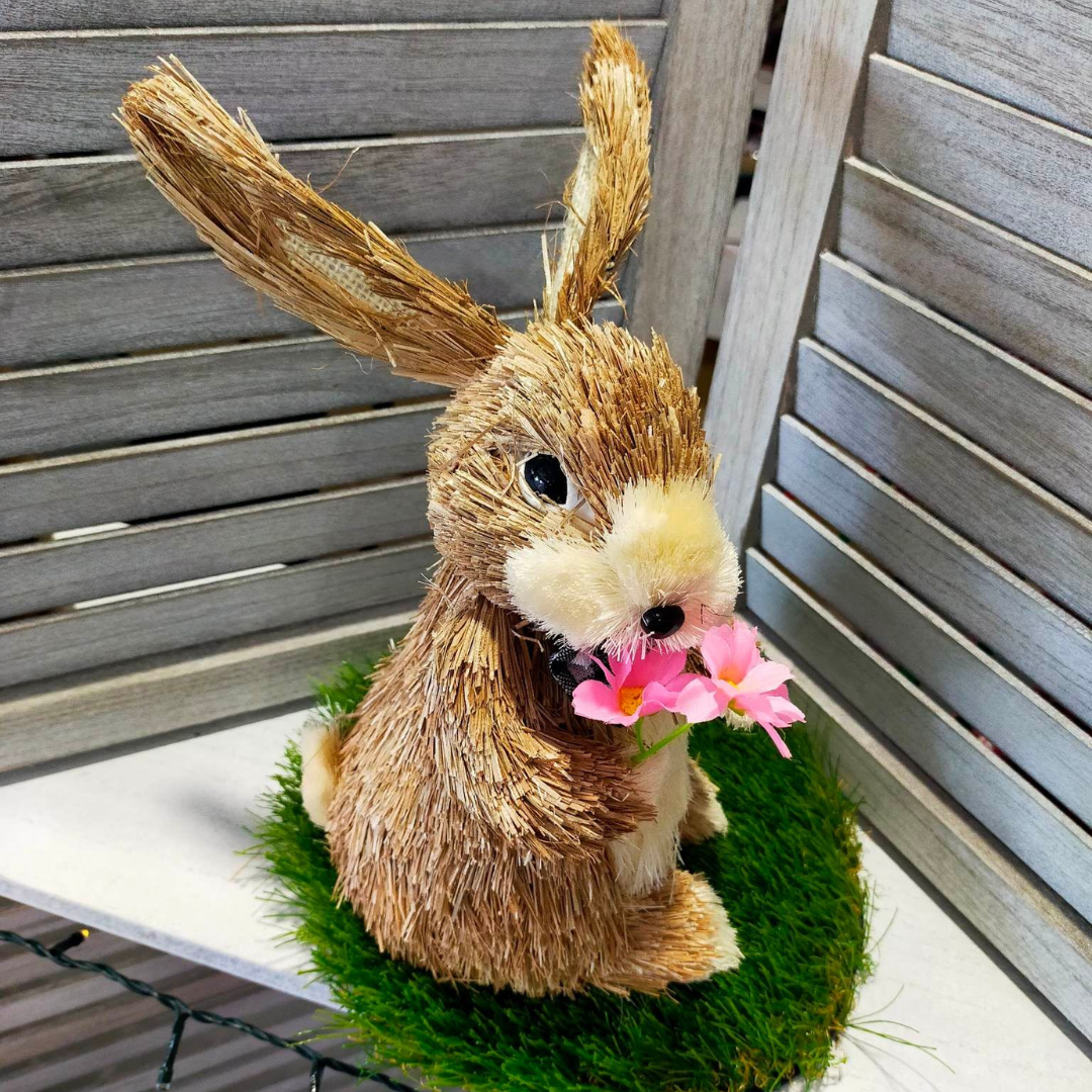 Bunny with Flowers