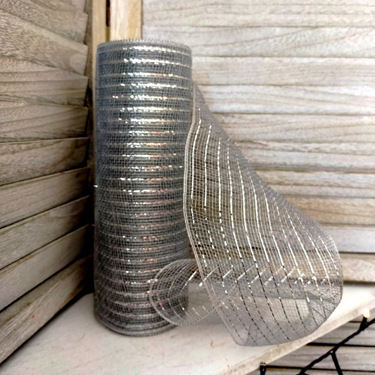 Deco Mesh - Silver