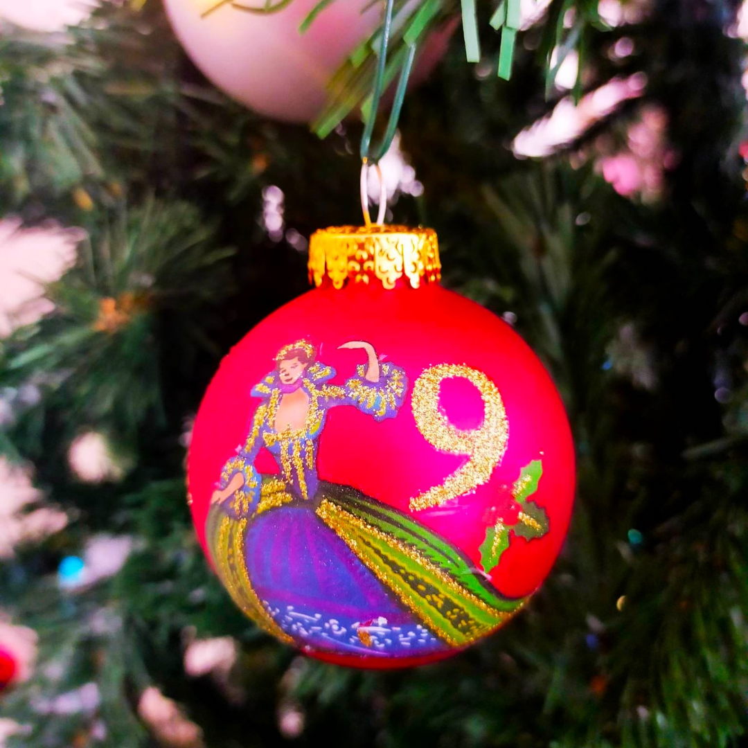 Twelve Days of Christmas - Glass Baubles Boxed Set