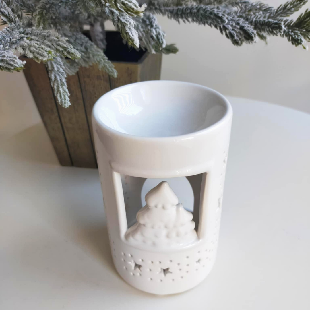 White Christmas Wax/Oil Burner