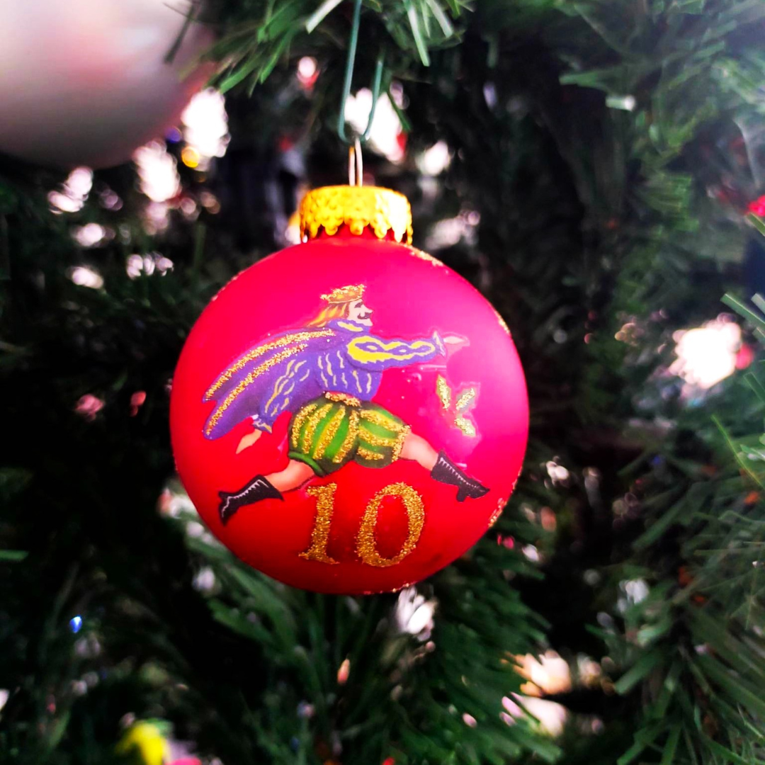 Twelve Days of Christmas - Glass Baubles Boxed Set