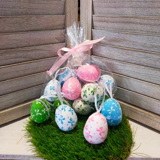 Pack of 12 Hanging Easter Eggs