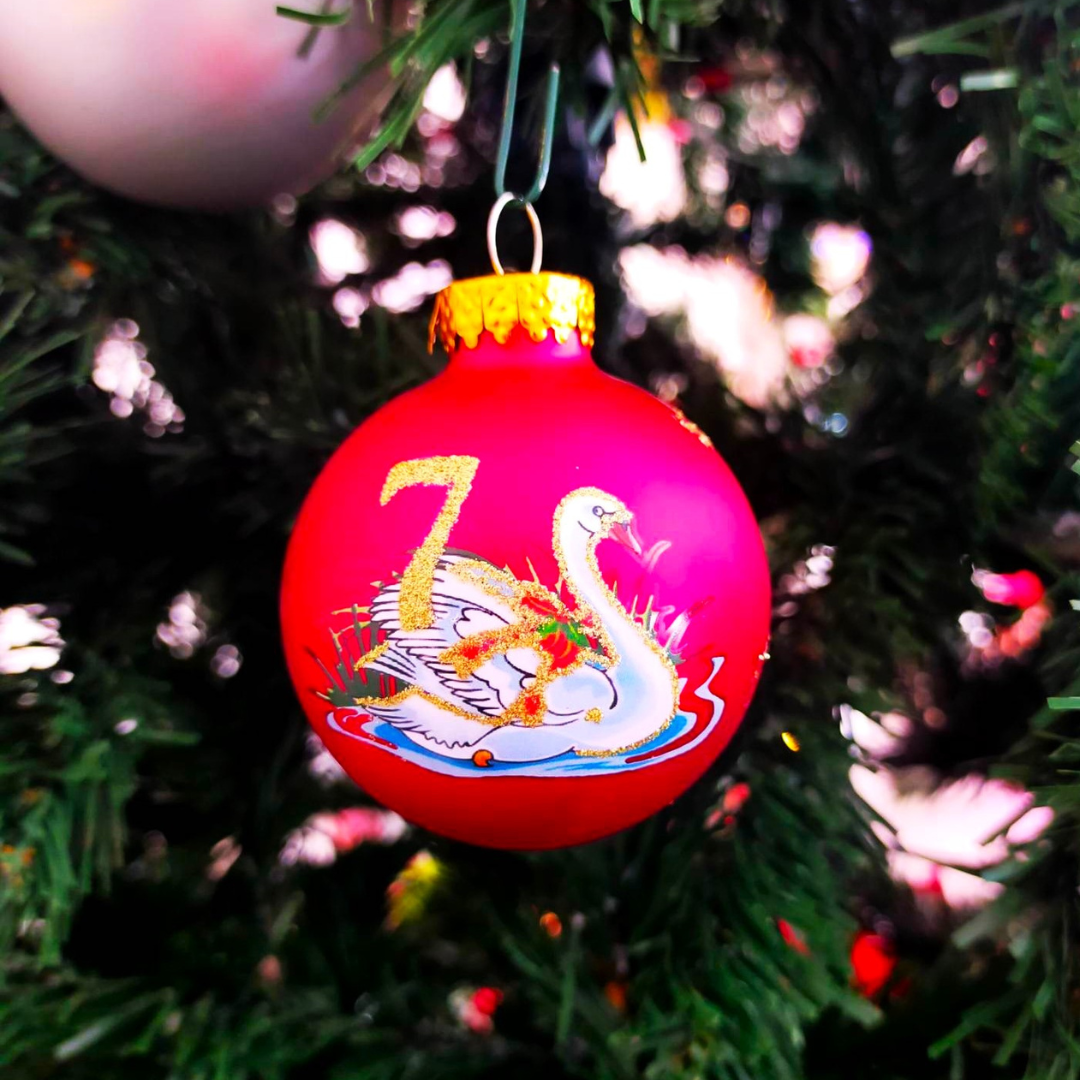 Twelve Days of Christmas - Glass Baubles Boxed Set