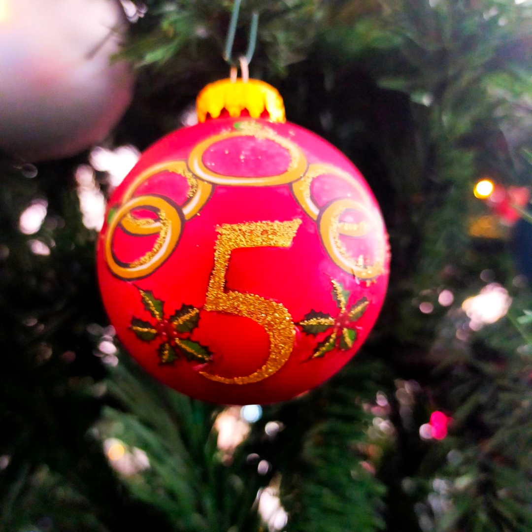 Twelve Days of Christmas - Glass Baubles Boxed Set