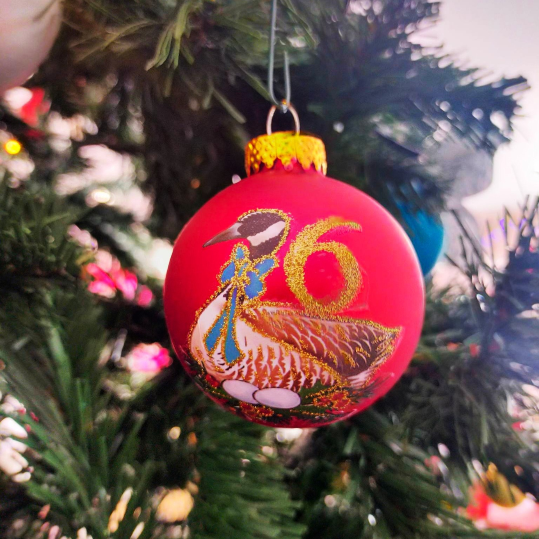 Twelve Days of Christmas - Glass Baubles Boxed Set