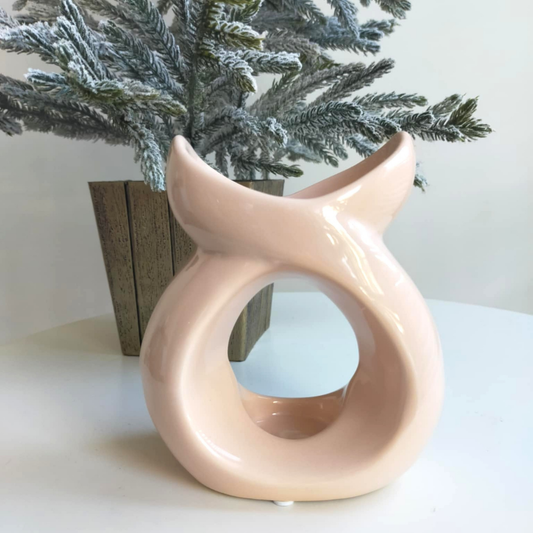 Serenity Ceramic Wax/Oil Burner - Pink