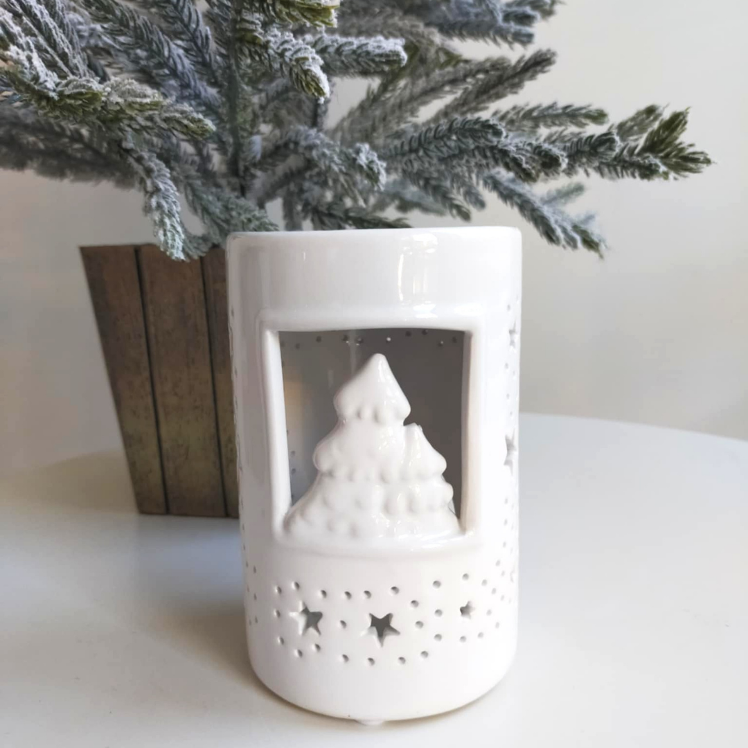 White Christmas Wax/Oil Burner