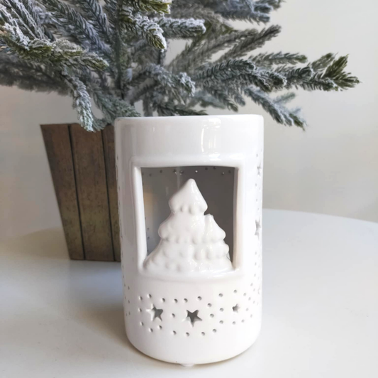 White Christmas Wax/Oil Burner